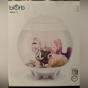 Halo 15L Aquarium with LED Lighting